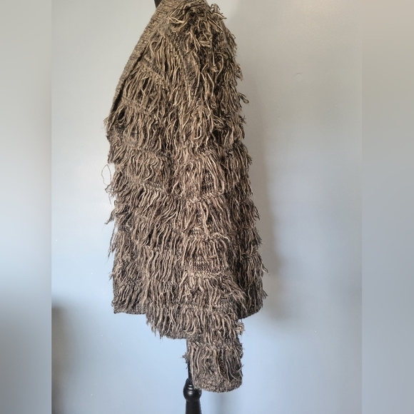 Minkpink X Urban Outfitters Fringe Knit Cardigan Small - Picture 6 of 11